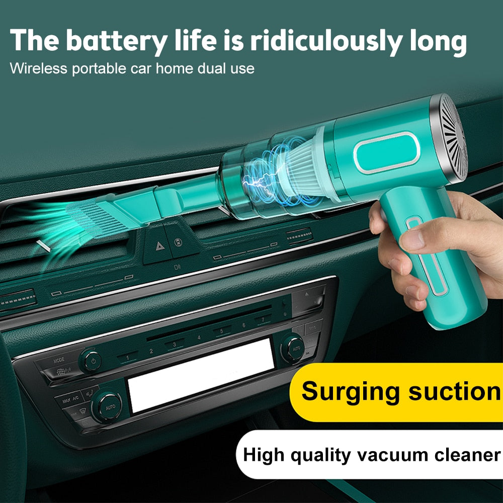 Powerful Cordless Car Vacuum: Clean Anywhere, Anytime!
